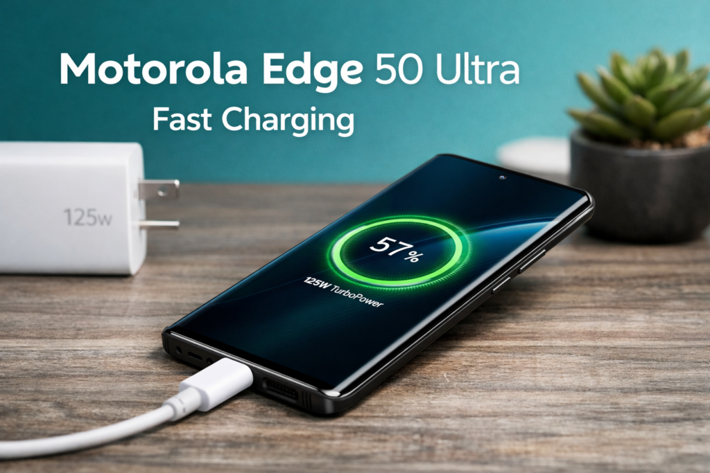 Motorola Edge 50 Ultra Charging