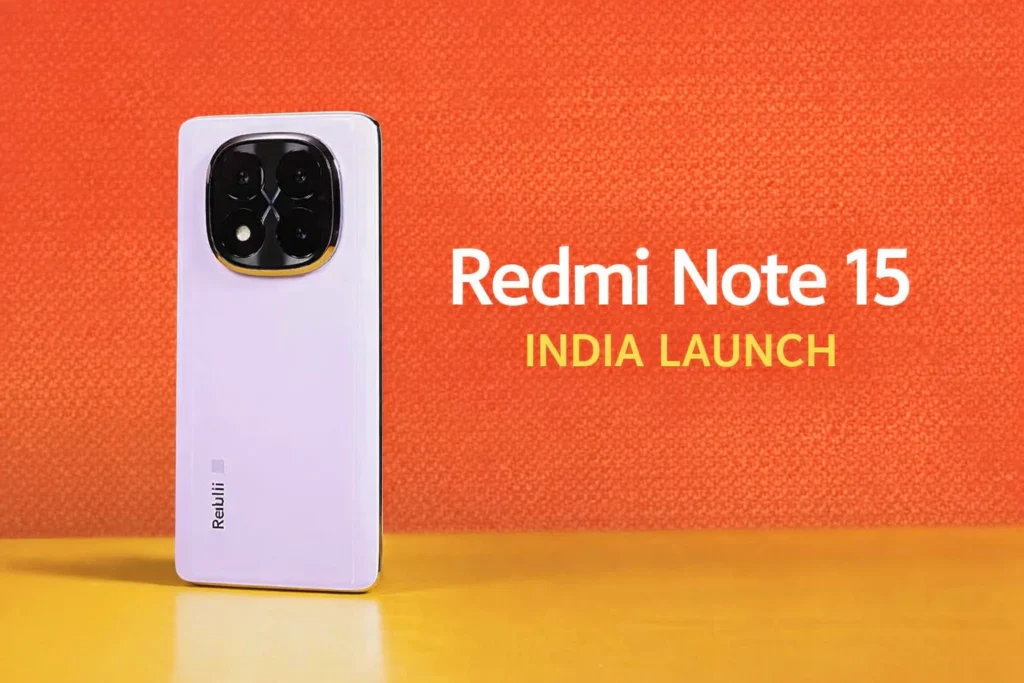 Redmi Note 15 India launch